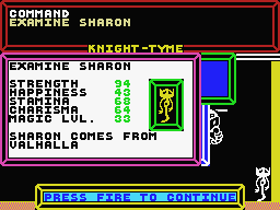 Knight Tyme screenshot 8 for MSX
